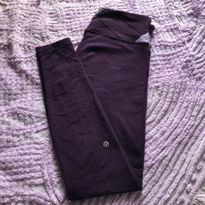 Plum Full Length Lululemon Leggings